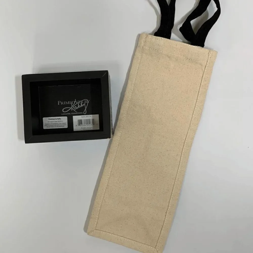 Hostess Gift - Wood Block and Wine Bag